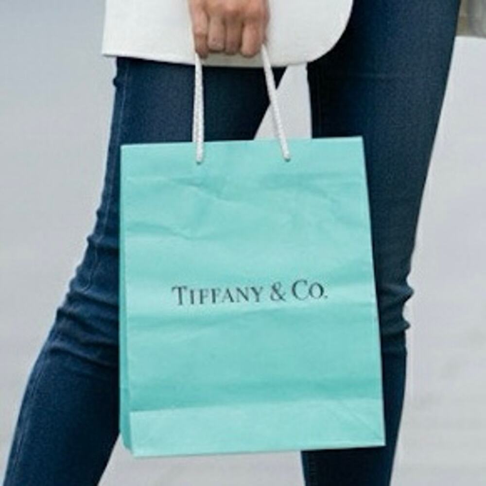Tiffany & Co. Classic Blue‎ Paper Gift Shopping Bag 10x8